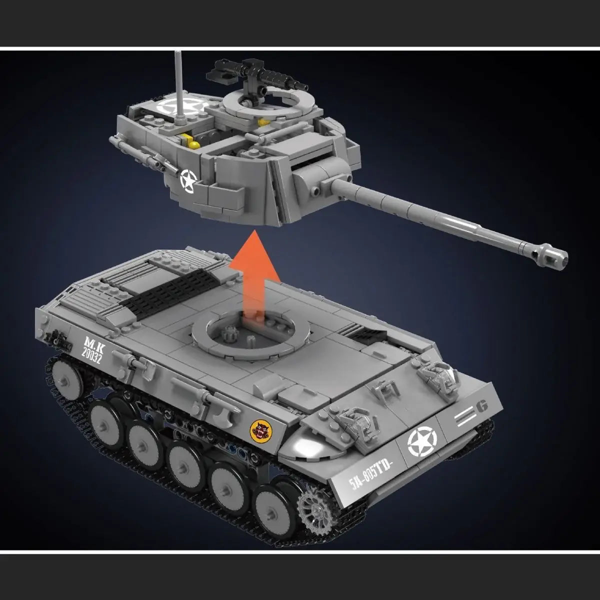 M18 Hellcat Tank 971PCS