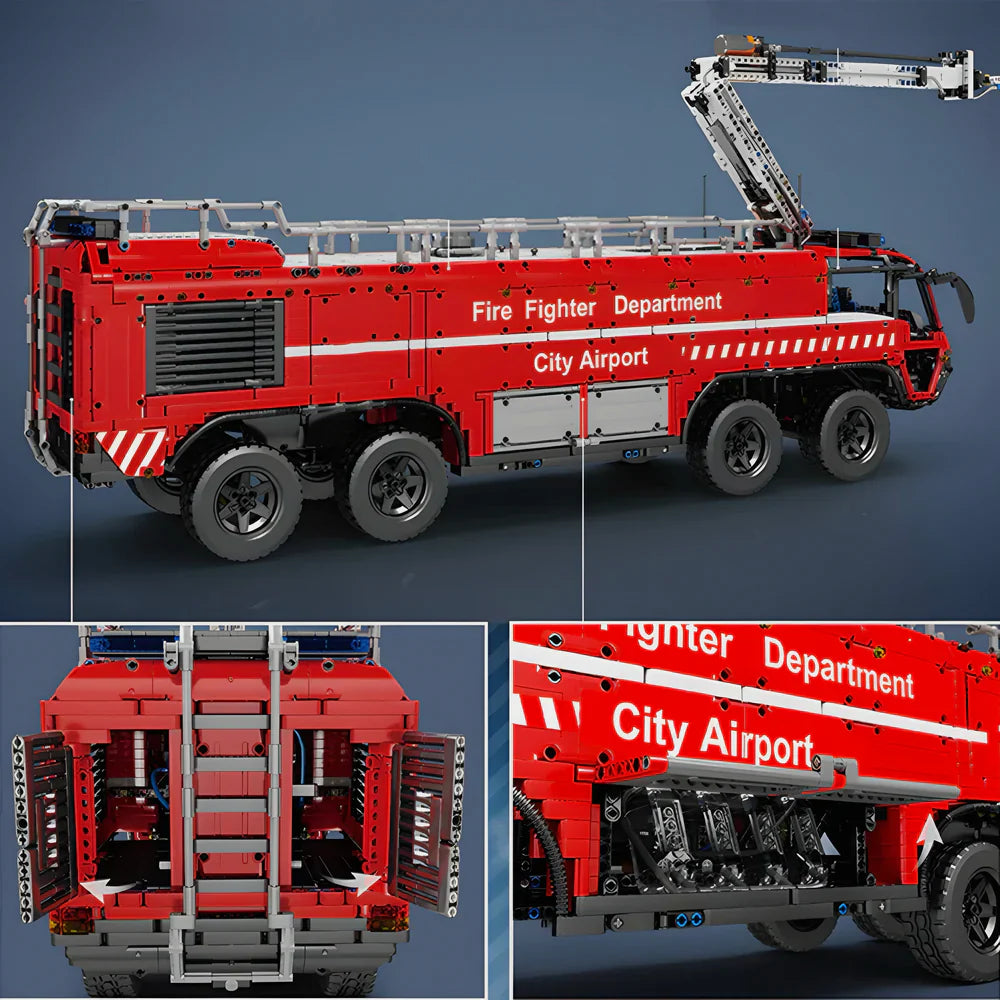Fire Rescue Truck 6654PCS