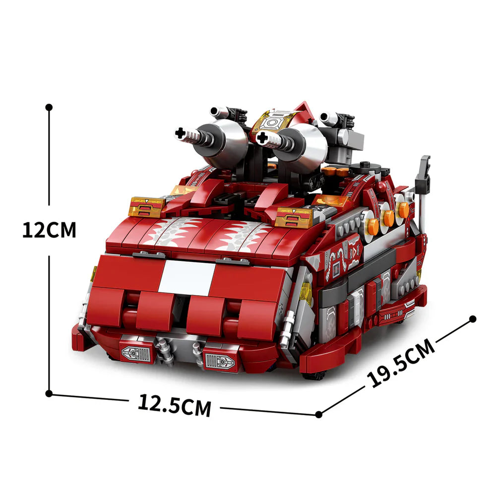 Cyber Triceratops Futuristic Dinosaur 934PCS