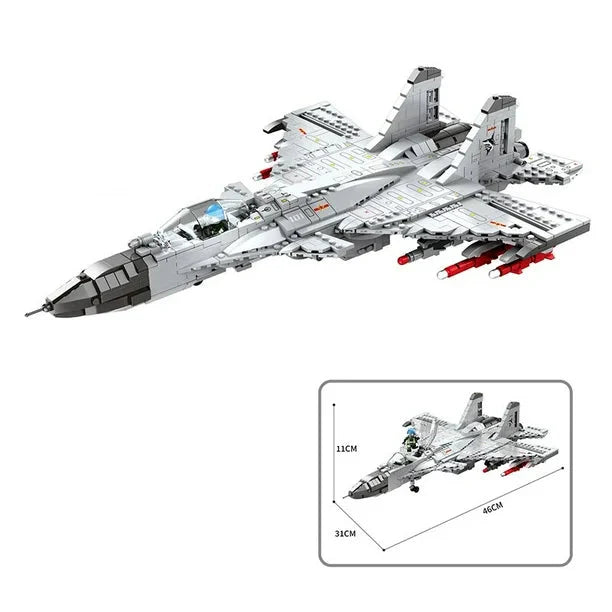 J-15 Awacs Fighter Plane 1066PCS