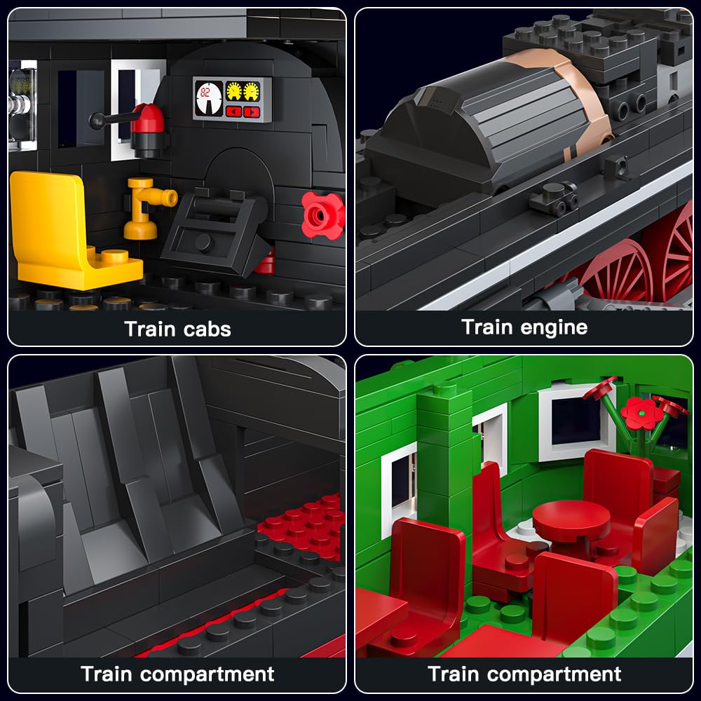 Motorized HXN 3 Diesel Train 1090PCS