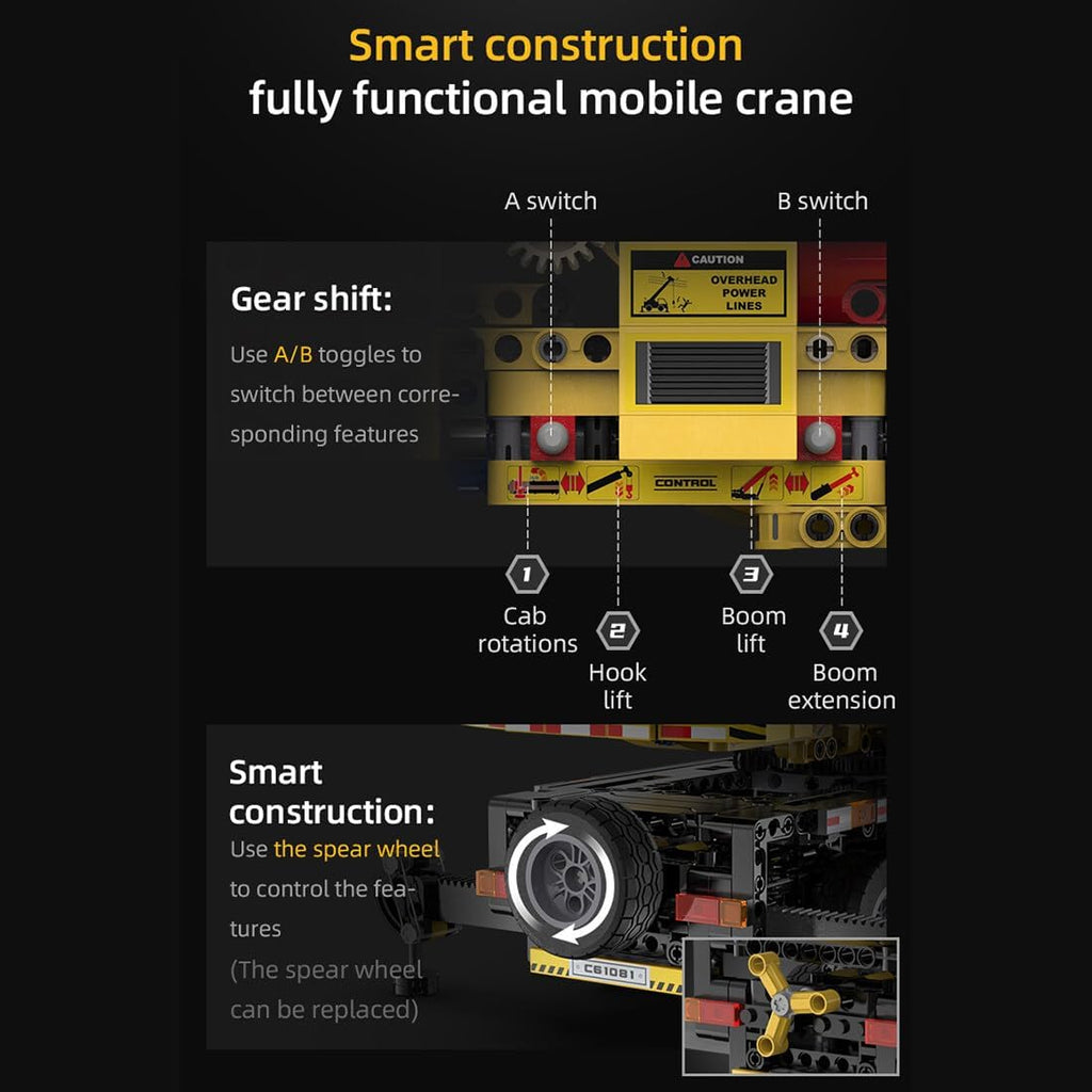 Full Function Mobile Crane 1831PCS