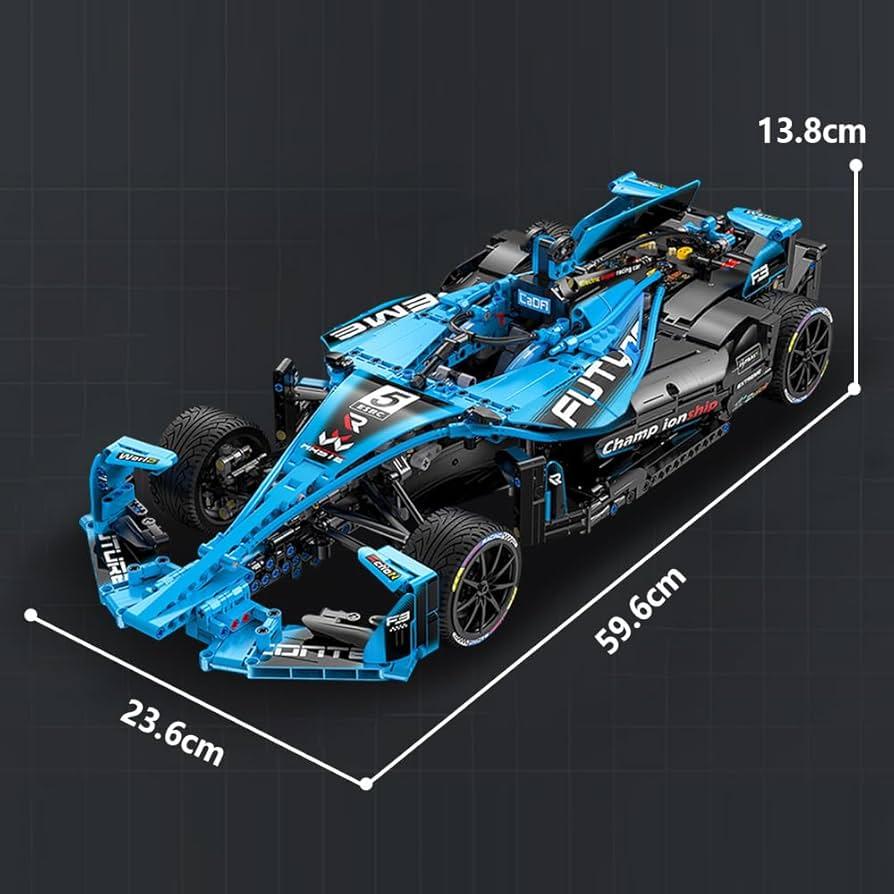 Blue F1 Electric Super Racing Car 1667PCS