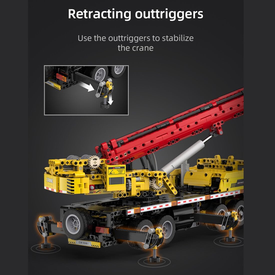 Full Function Mobile Crane 1831PCS