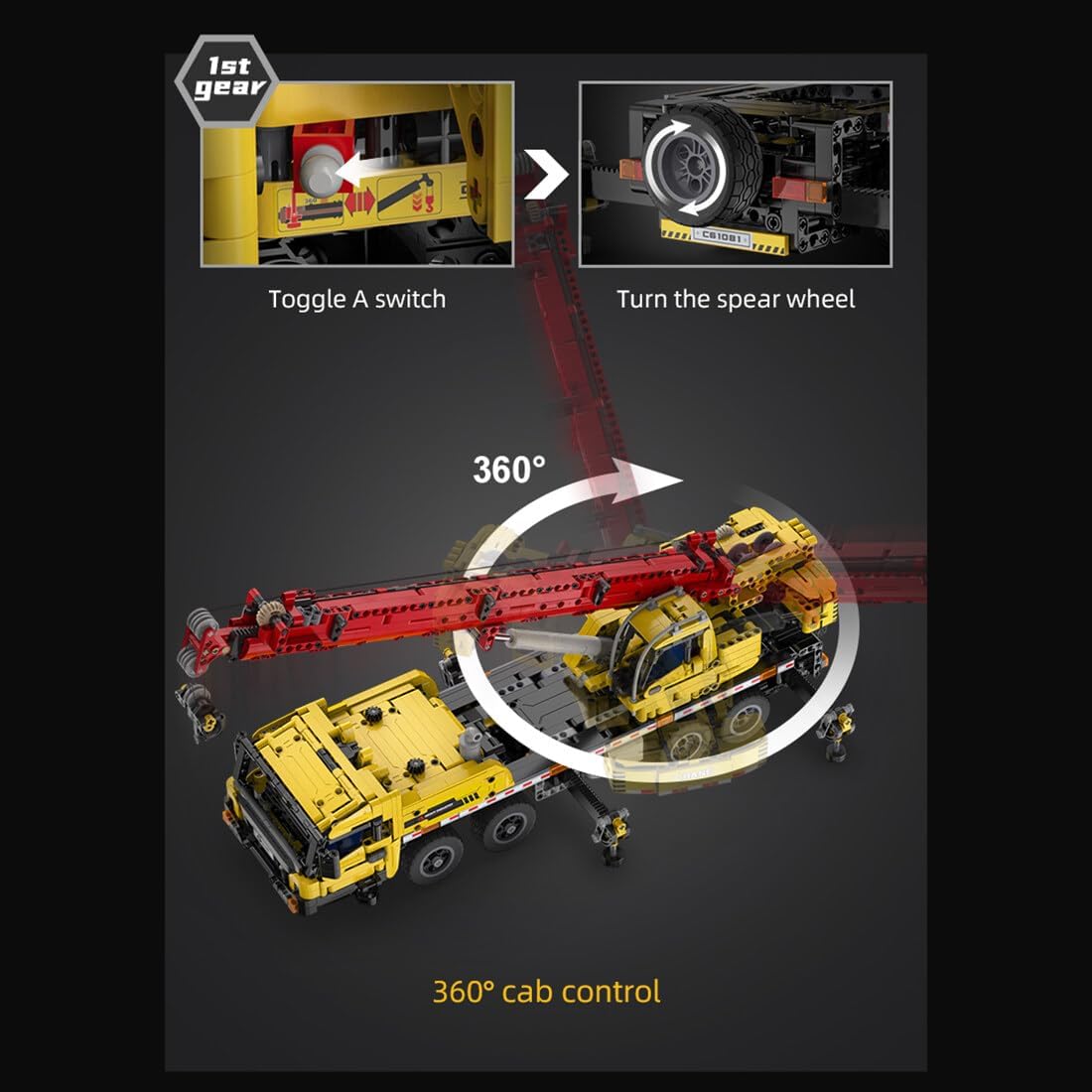 Full Function Mobile Crane 1831PCS