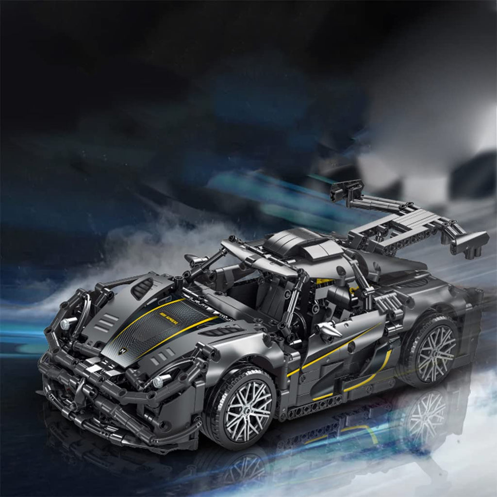Black Regera R Hyper Car 1505PCS