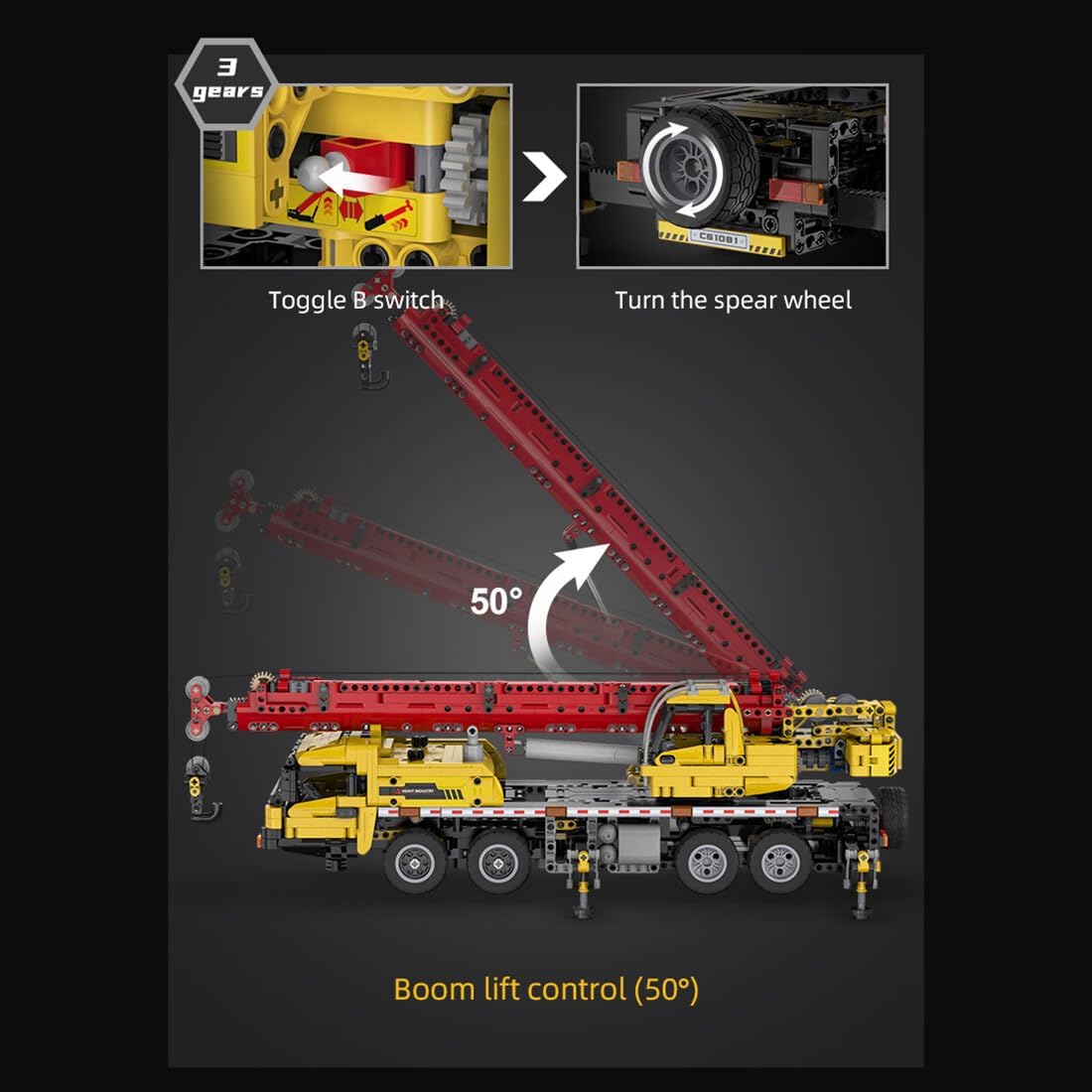 Full Function Mobile Crane 1831PCS