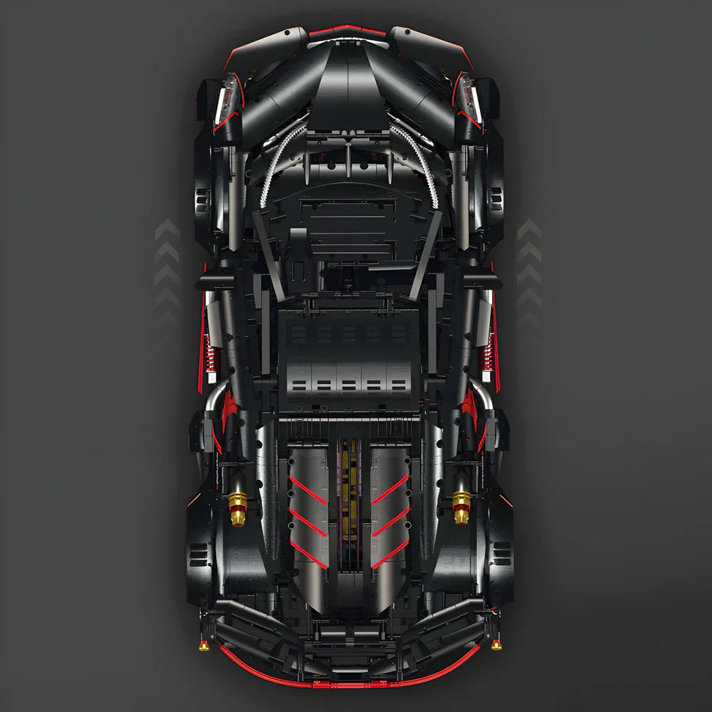 Black Meteorite Supercar 3808PCS