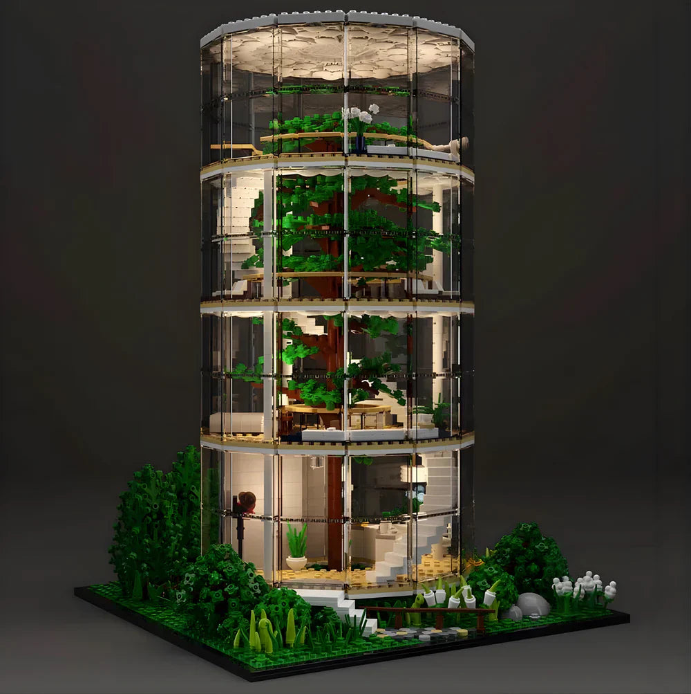 Luxury Glass Dome Tree House 3495PCS
