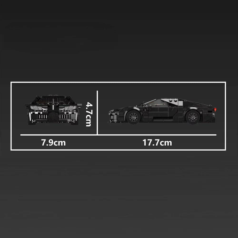 Mini Bricks Black Mamba Hypercar 410pcs
