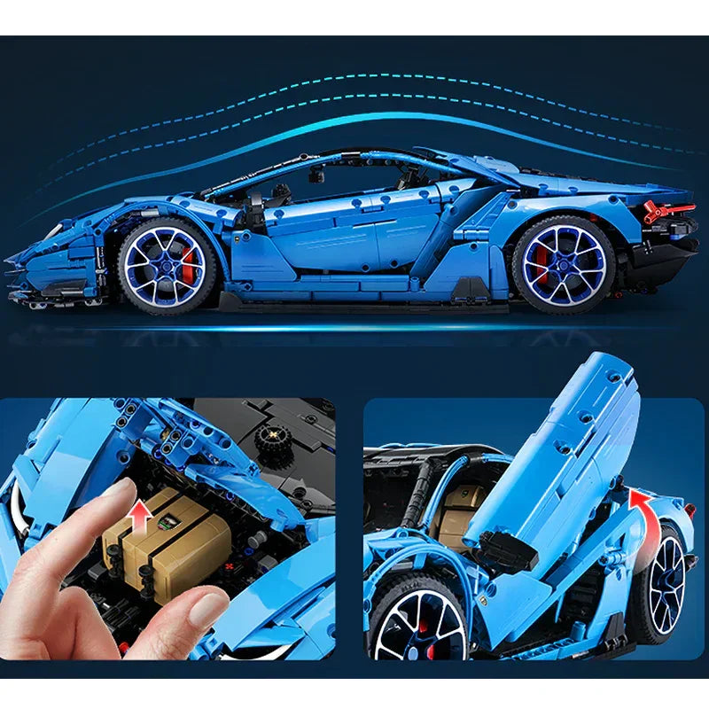 The Ultimate Raging Blue Bull 3842PCS