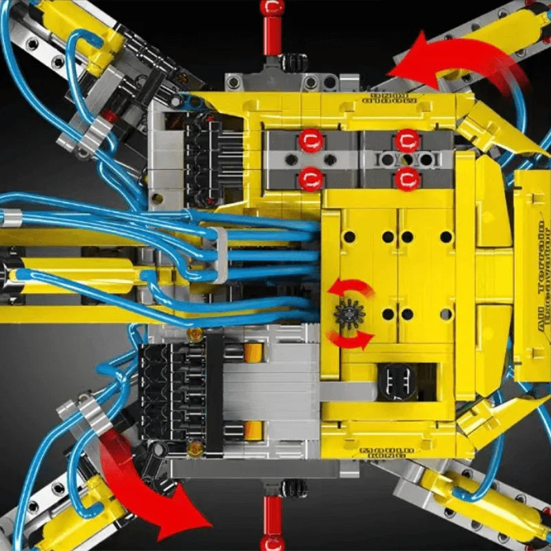 Terrain Excavator Engineering 1392PCS