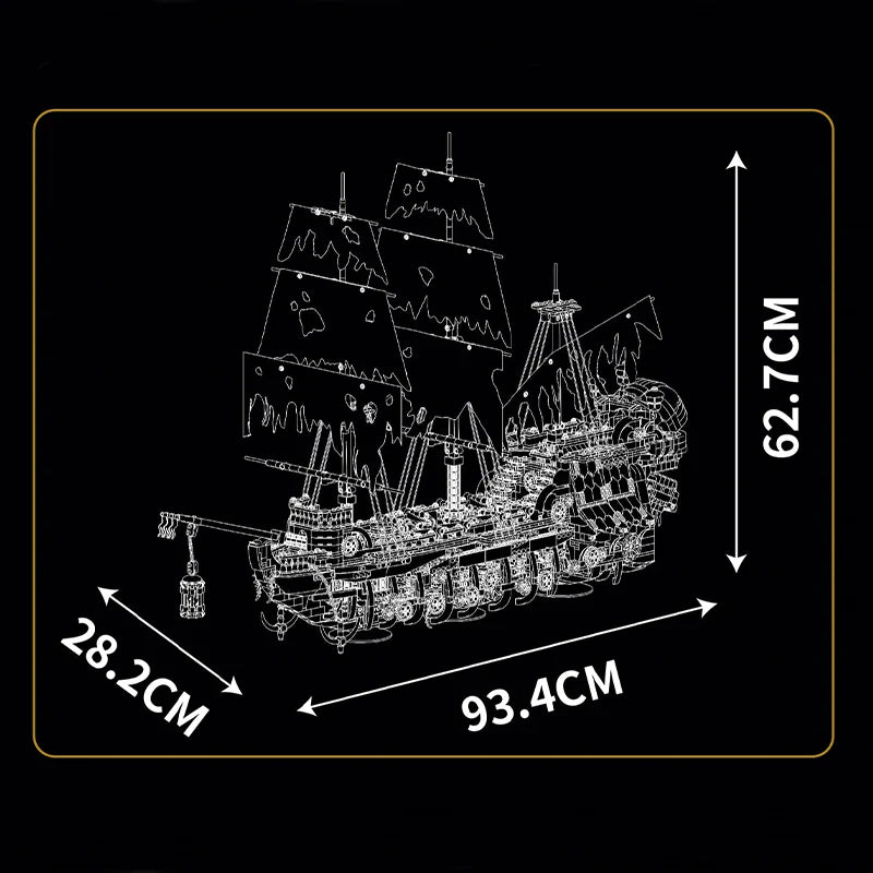 STYX Pirate Ship 3769PCS
