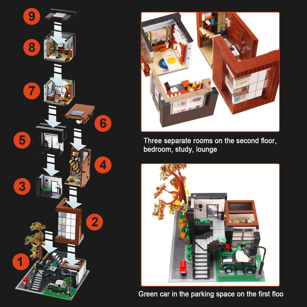 Modern Villa 3300PCS