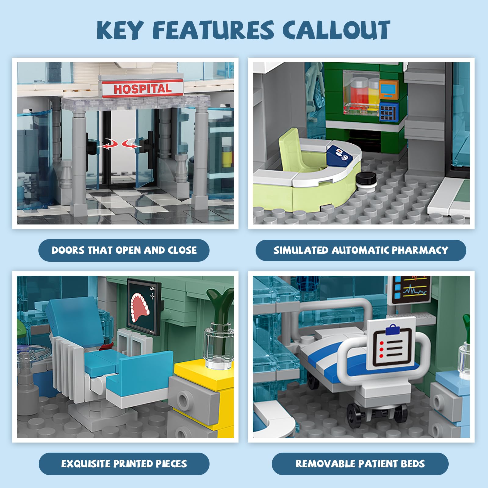Hospital 1350PCS