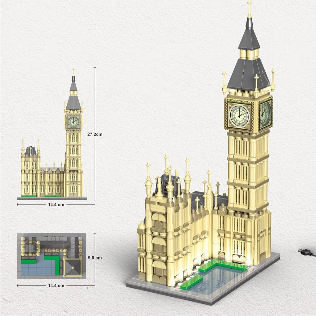 Big Ben Clock Tower 815PCS