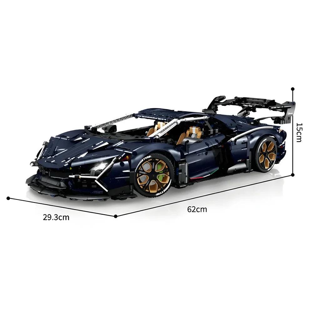Hybrid V12 2024 Hypercar Flake Paint 4105PCS