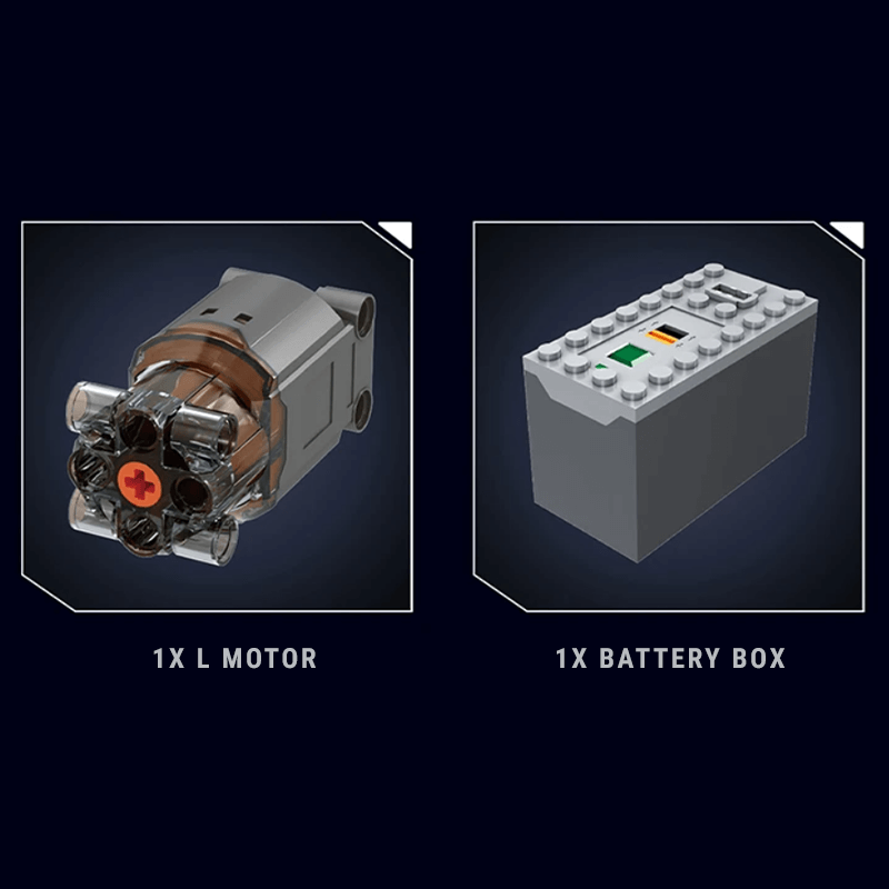 V8 Engine 534PCS