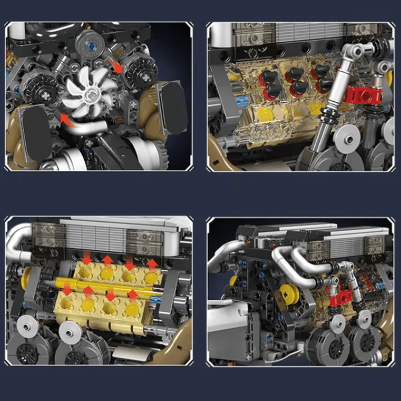 W16 Engine 951PCS
