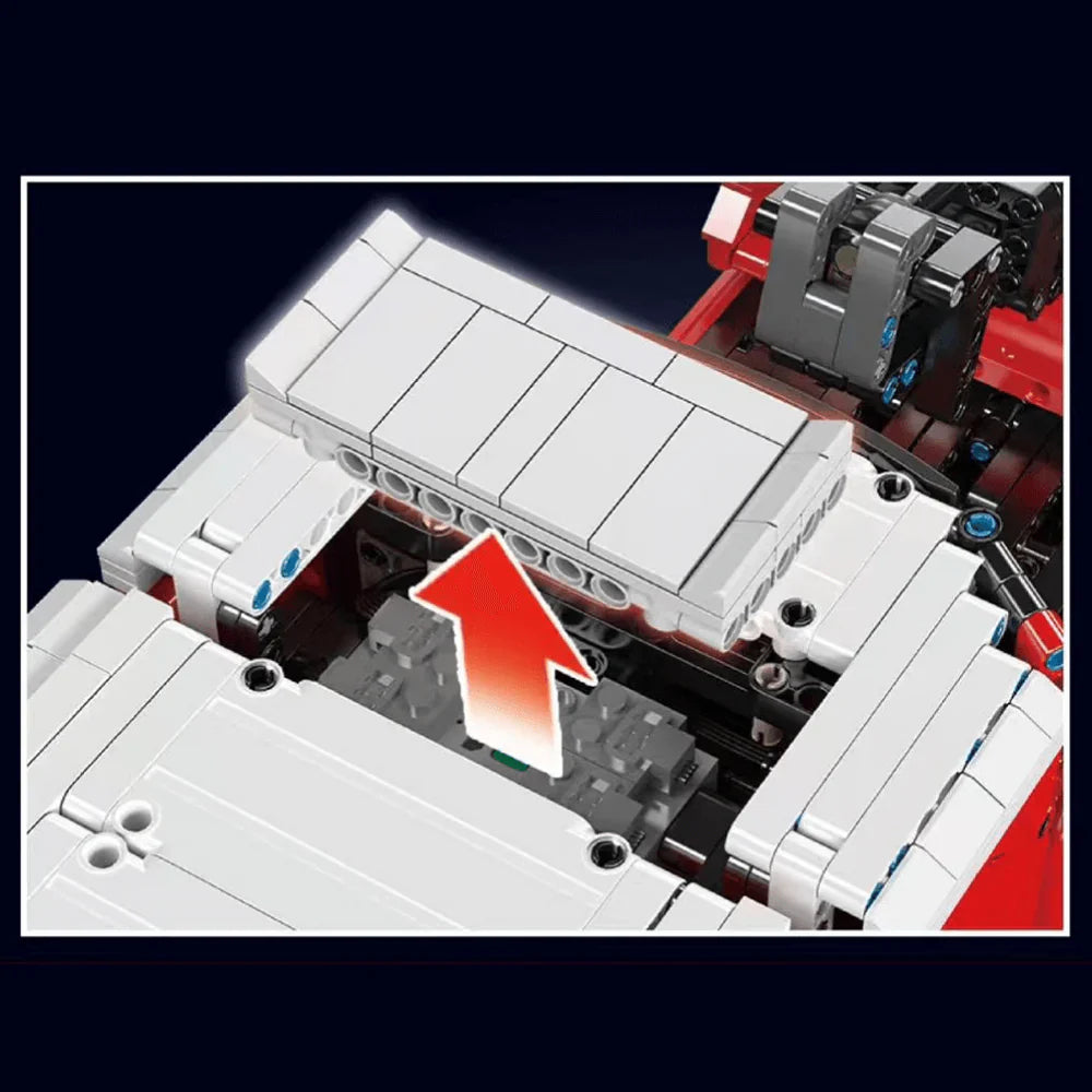 Ladder FireFighting Truck 4886PCS