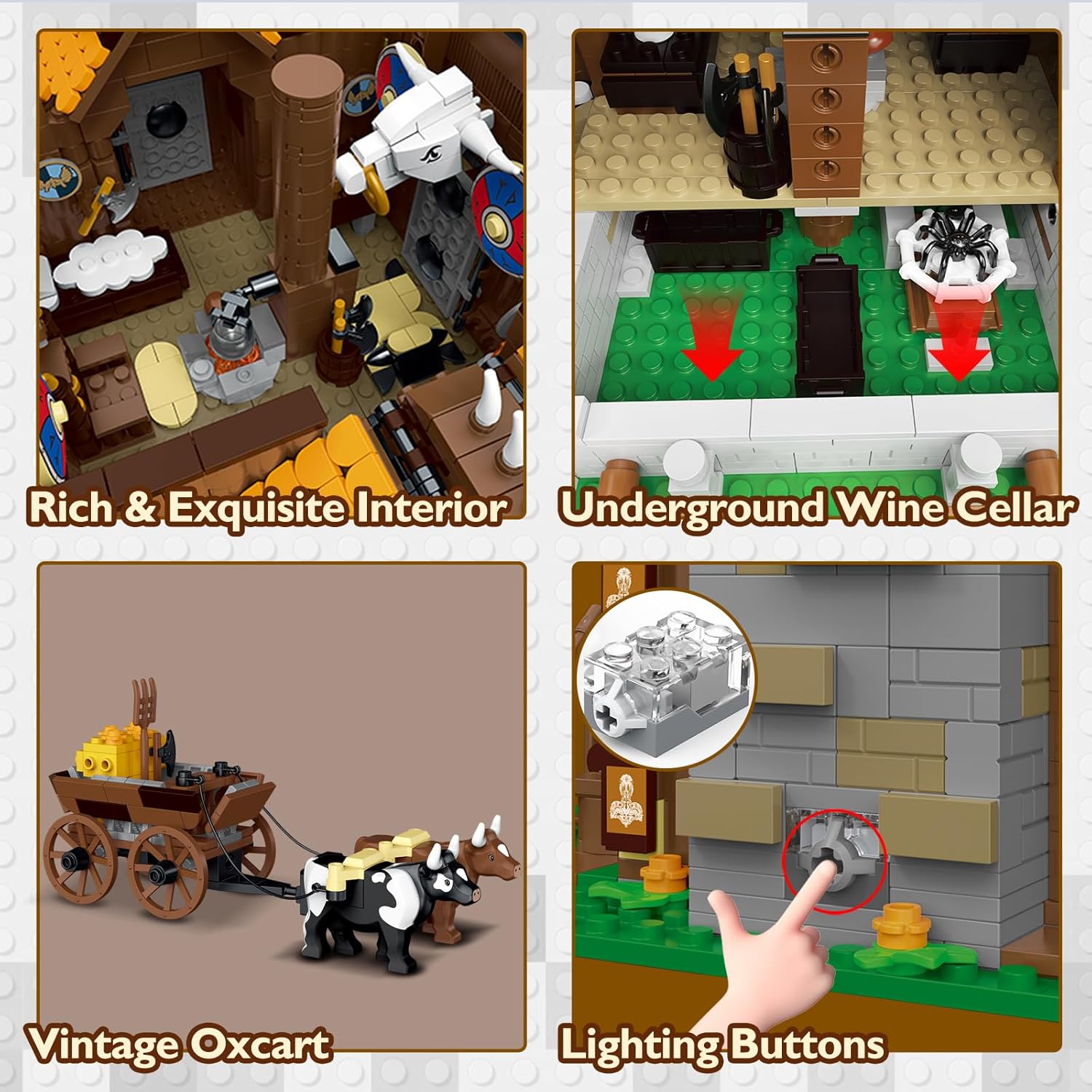 Vikings House 3129PCS