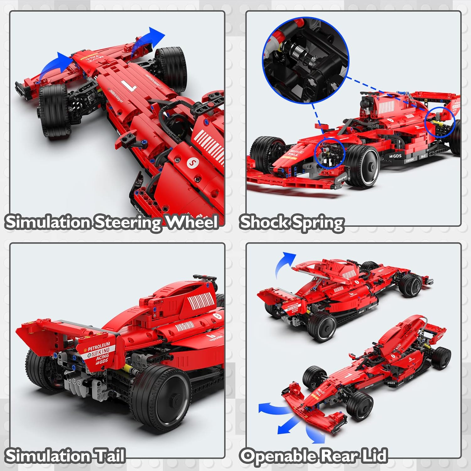 Formula Racing Technik Car 1065PCS