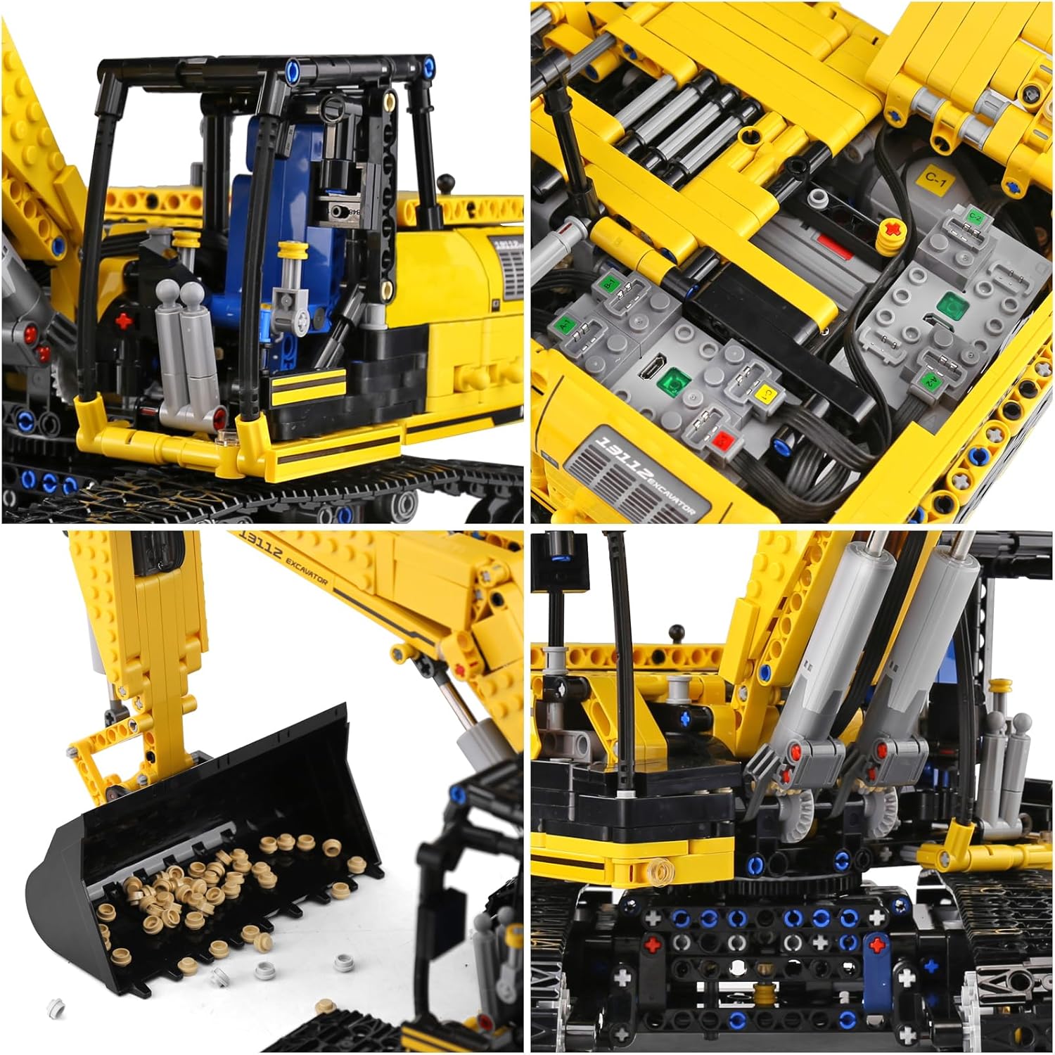 Motorized Excavator 1123PCS