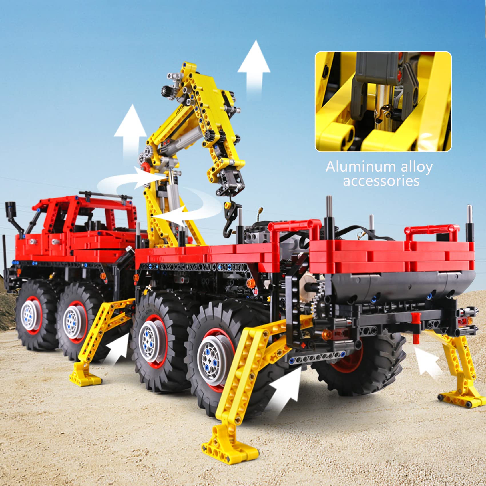 8×8 All-Terrain Articulated Logging Truck 3068PCS