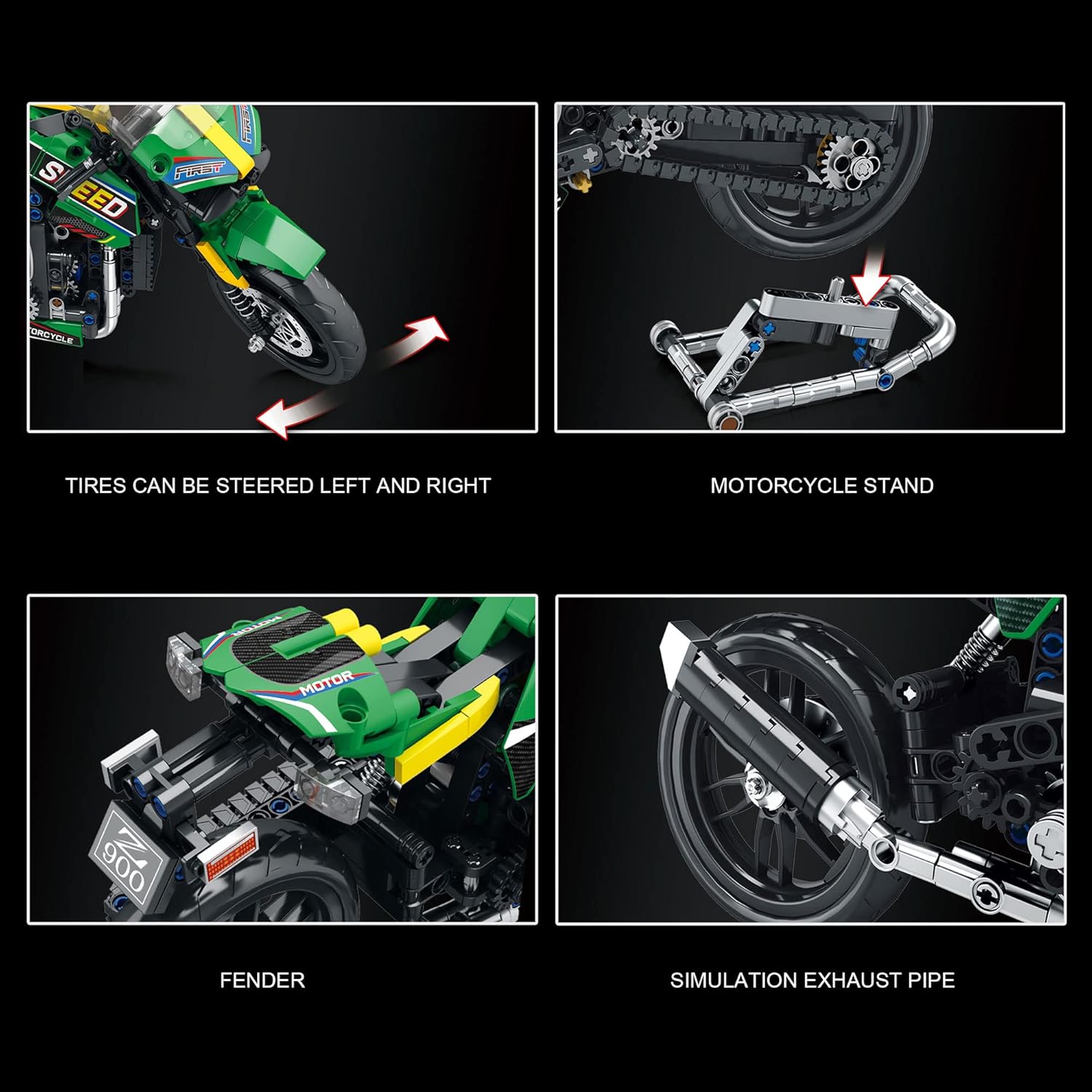 Speed Moto  776PCS