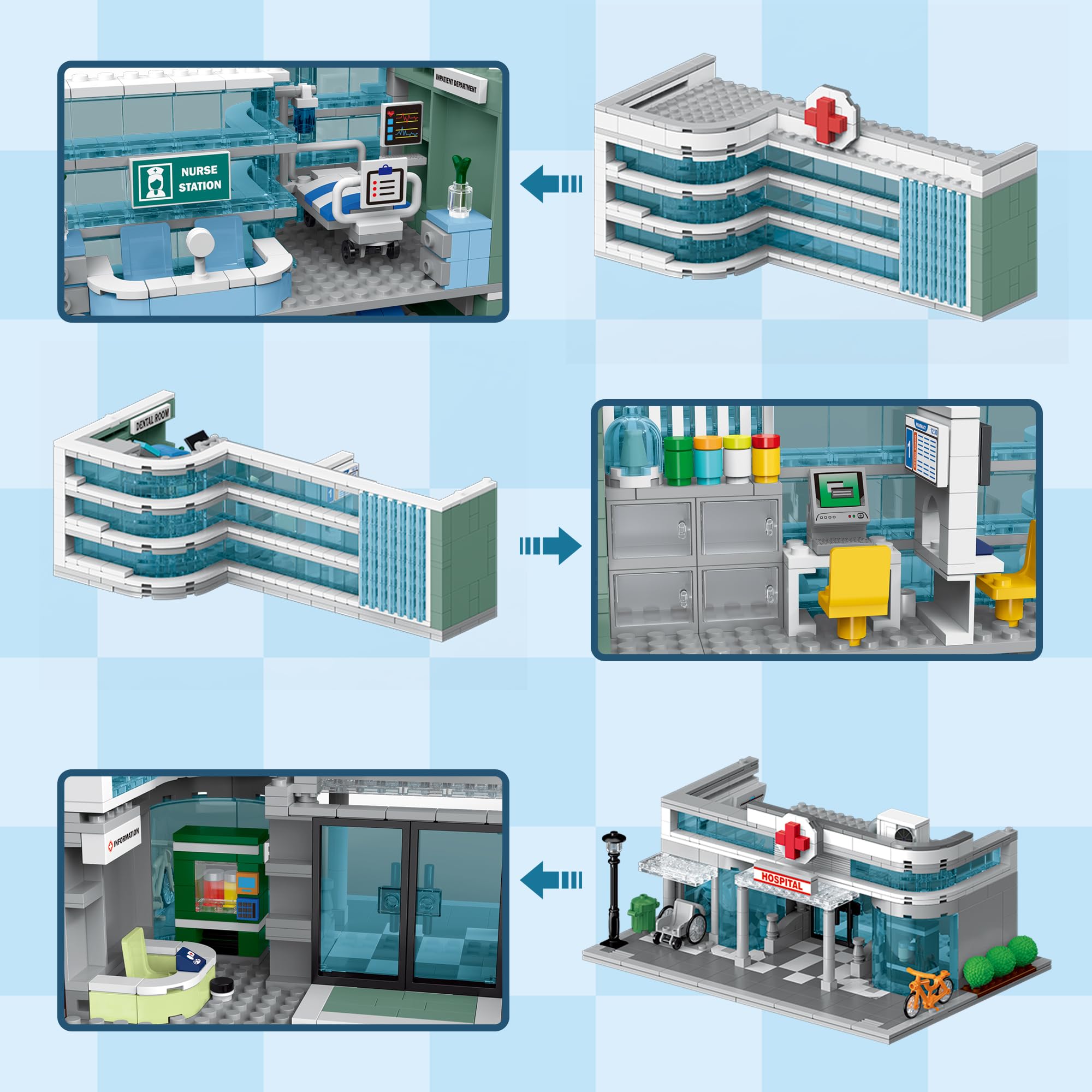 Hospital 1350PCS