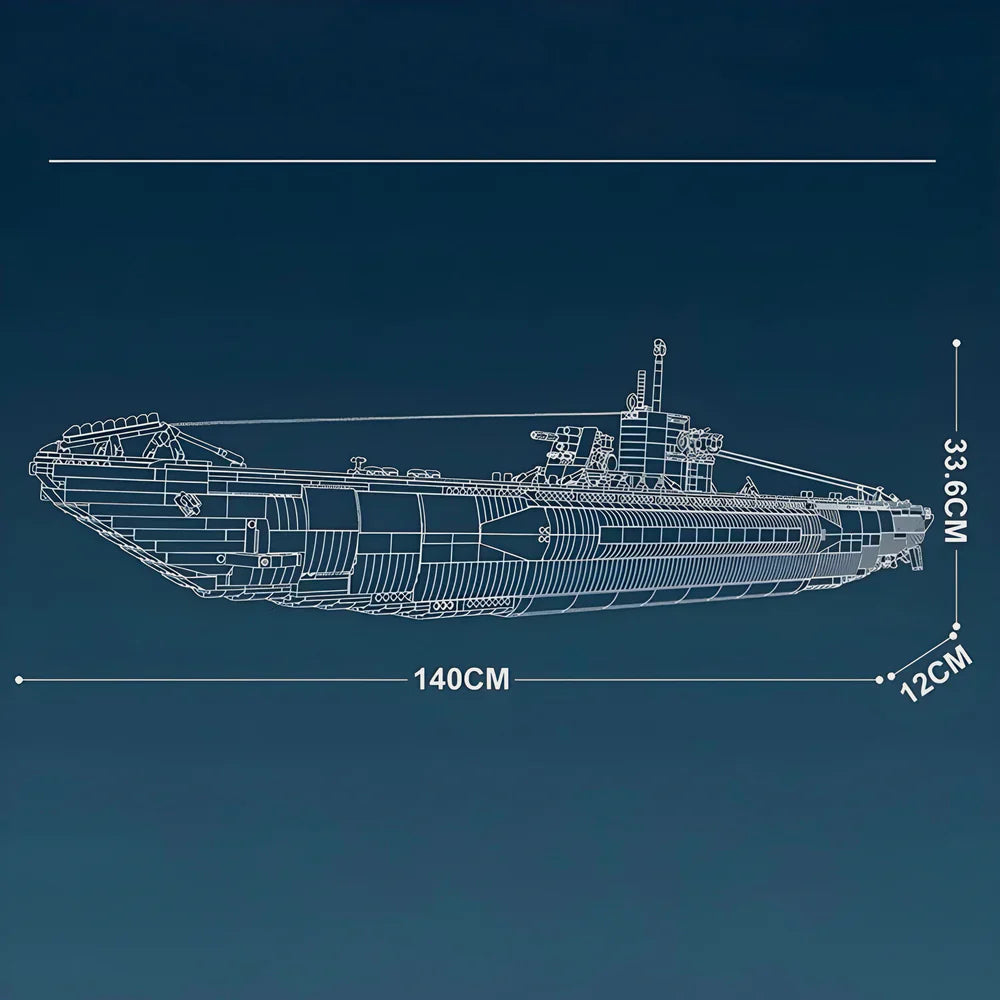 Limited Edition German U-Boat 3986PCS