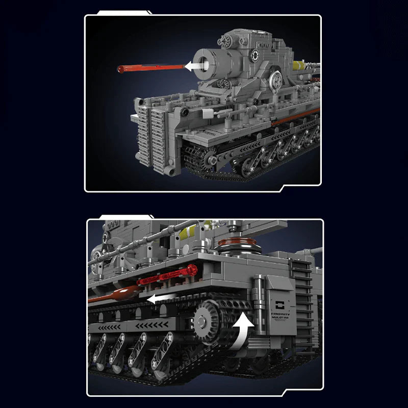 Motorized Karl Mortar Tank 1648PCS