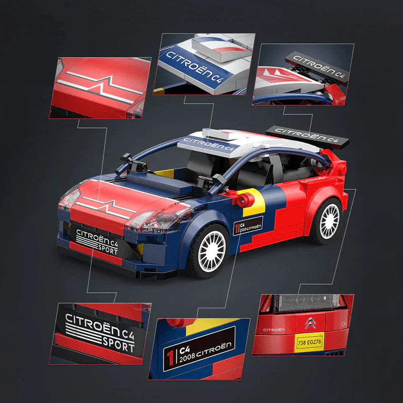Mini Bricks Citroën C4 WRC 298PCS