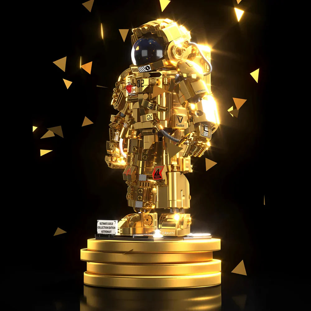 Gold Edition Astronaut Cosmic Explorer 992PCS