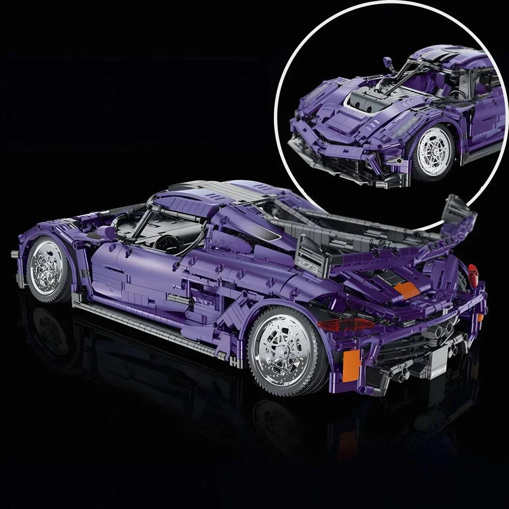 Purple swedish hypercar 2861PCS