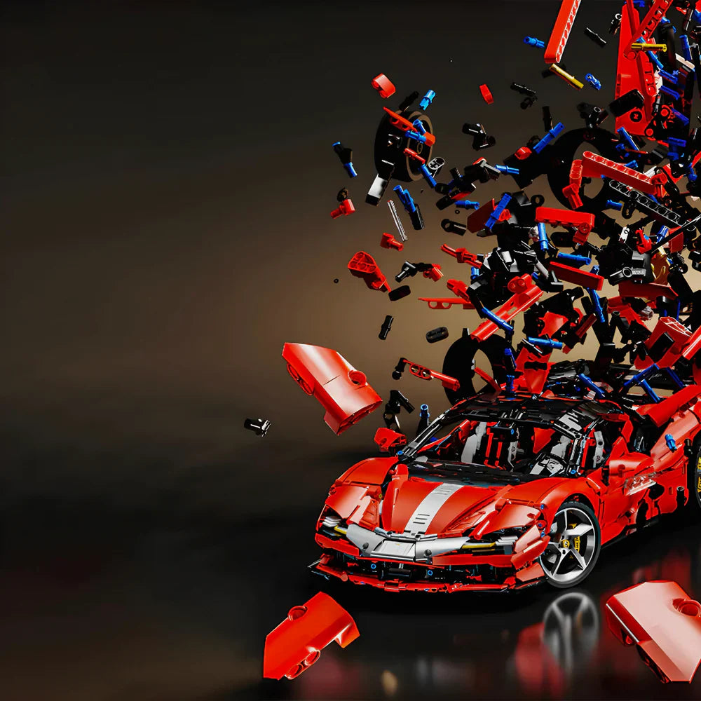 Italian SF90 Hybrid Supercar 4099PCS