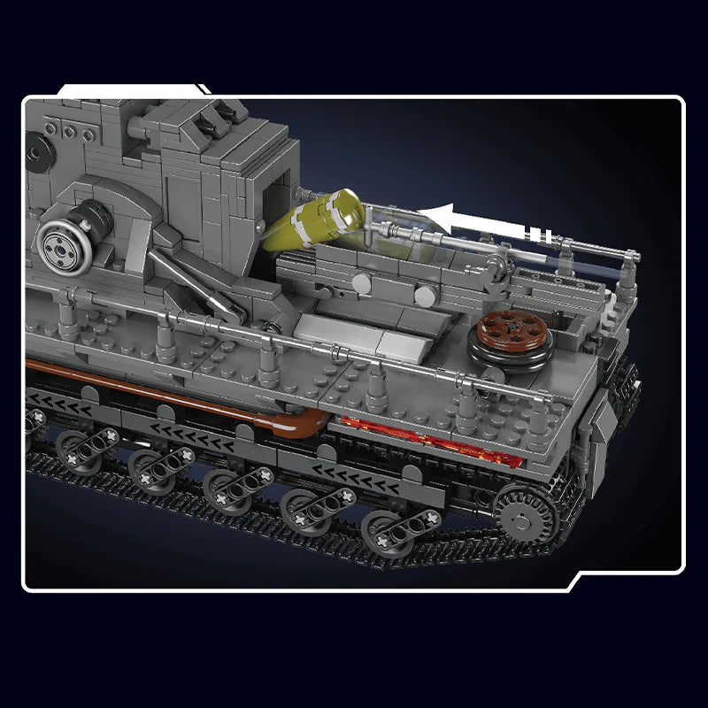 Motorized Karl Mortar Tank 1648PCS