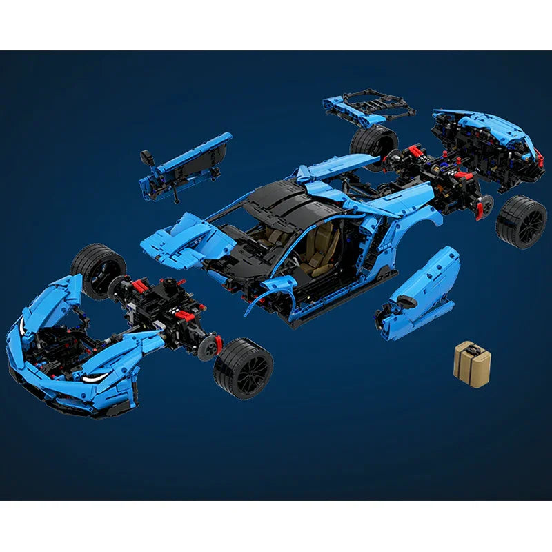 The Ultimate Raging Blue Bull 3842PCS