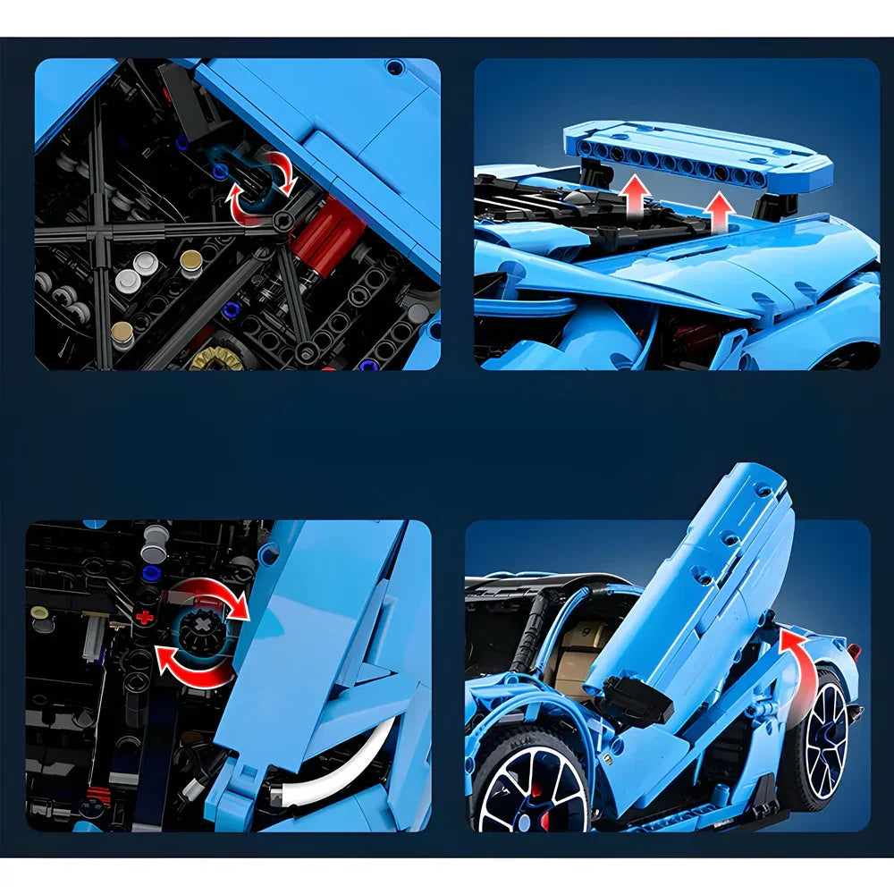 The Ultimate Raging Blue Bull 3842PCS