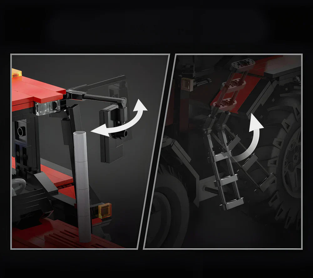 Plowing Tractor 1676PCS
