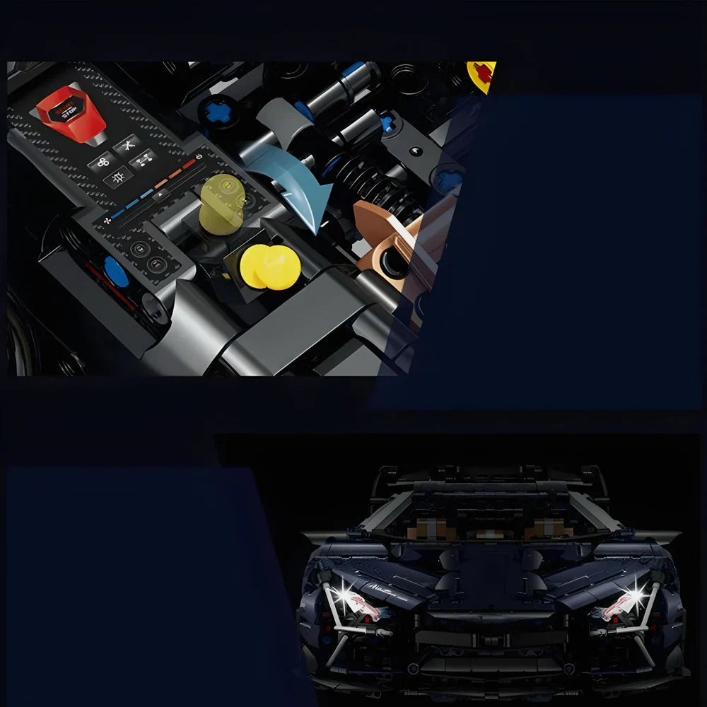 Hybrid V12 2024 Hypercar Flake Paint 4105PCS