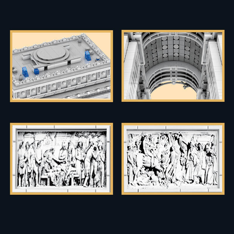 L' Arc De Triomphe 3718PCS
