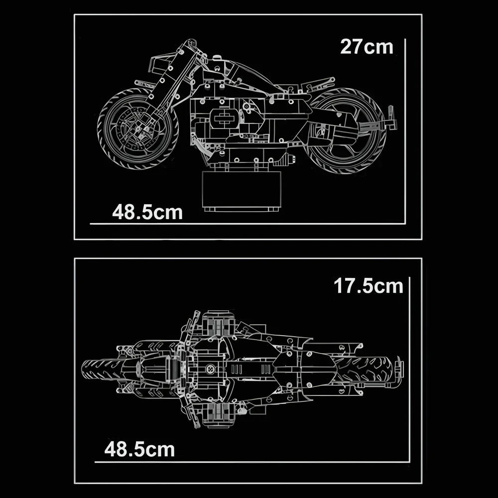 German R18 Motorcycle 1672PCS