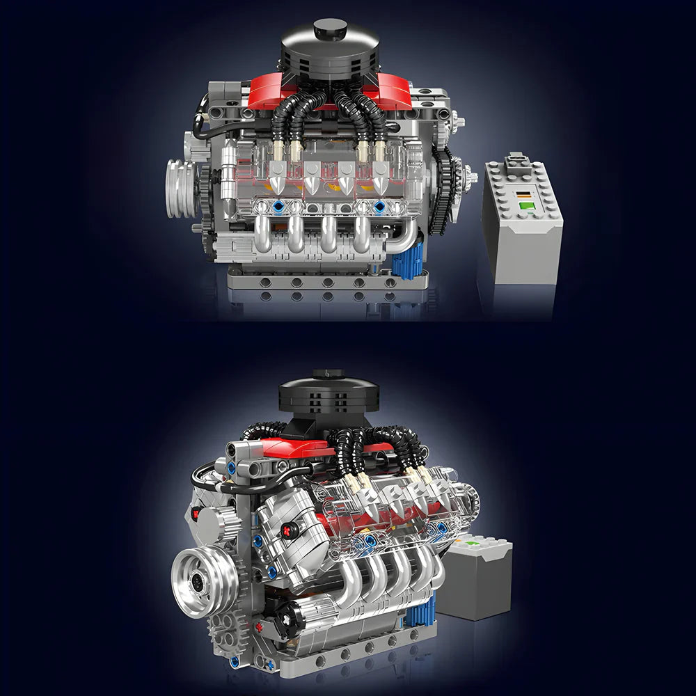 Motorised Chevy V8 Engine Edition 488PCS