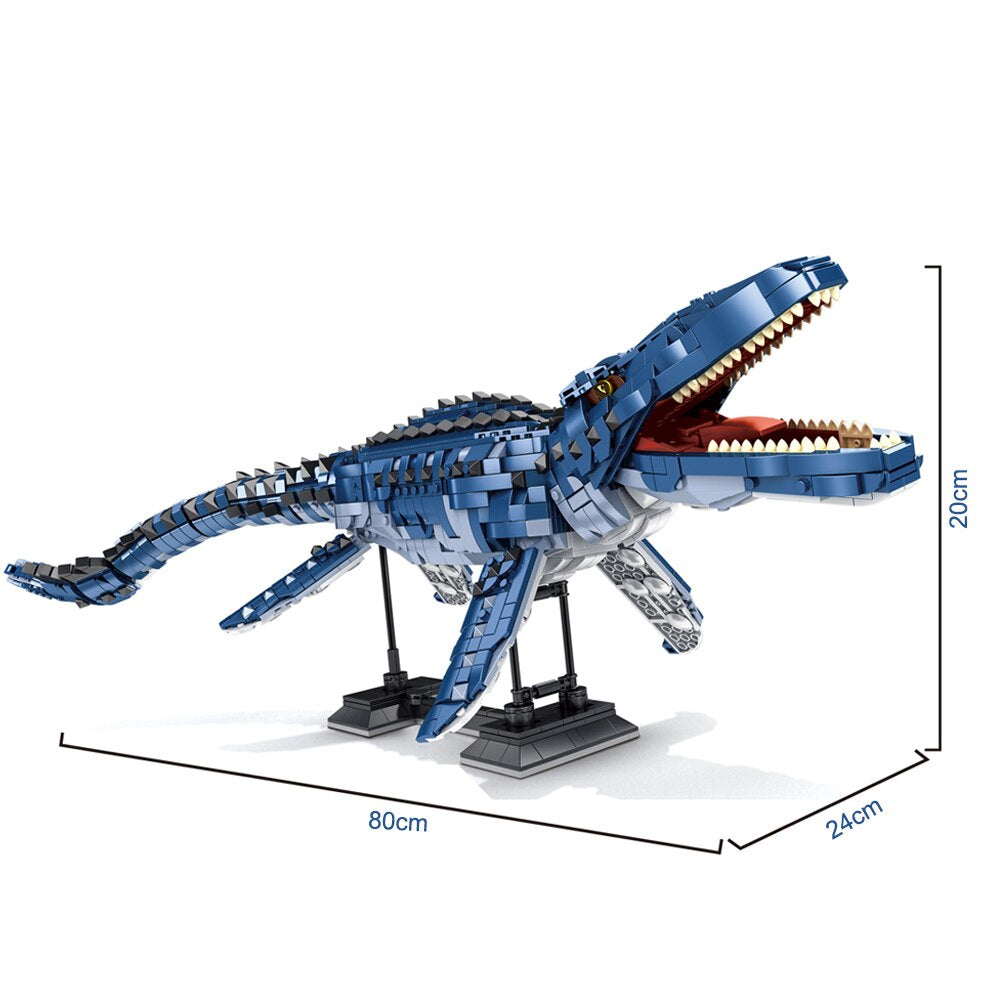 Deep Sea Mosasaur 1858PCS