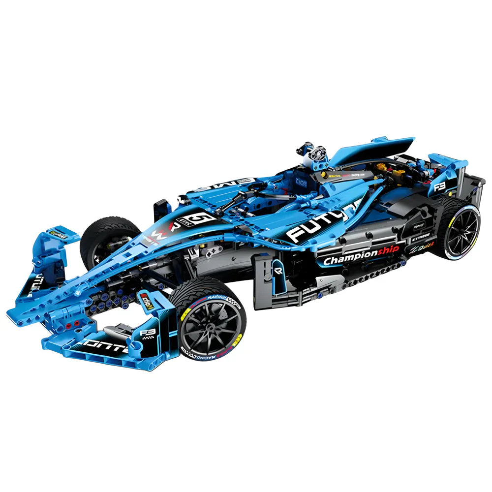 Blue F1 Electric Super Racing Car 1667PCS