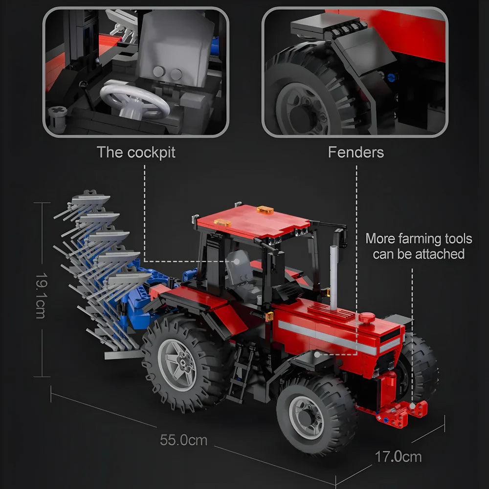 Plowing Tractor 1676PCS