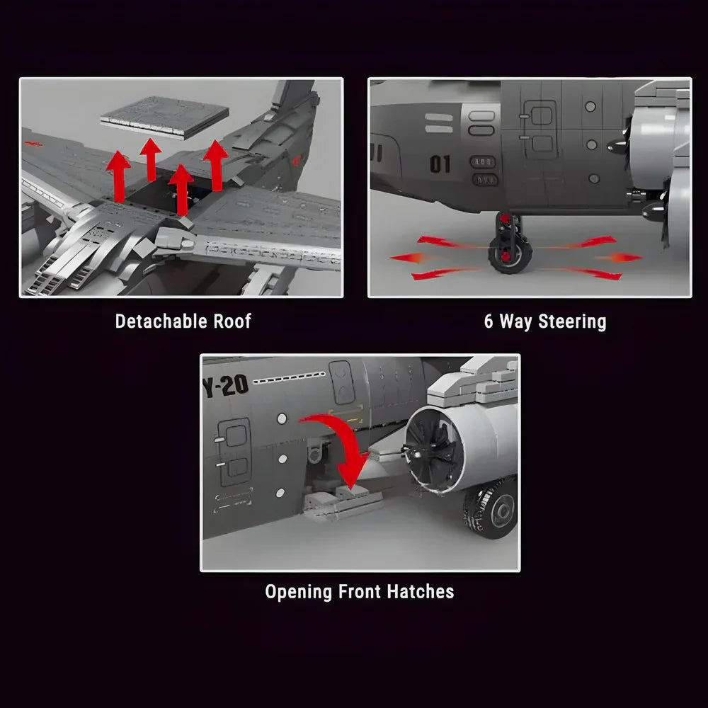 Y-20 Large Military Transport Aircraft 2202PCS