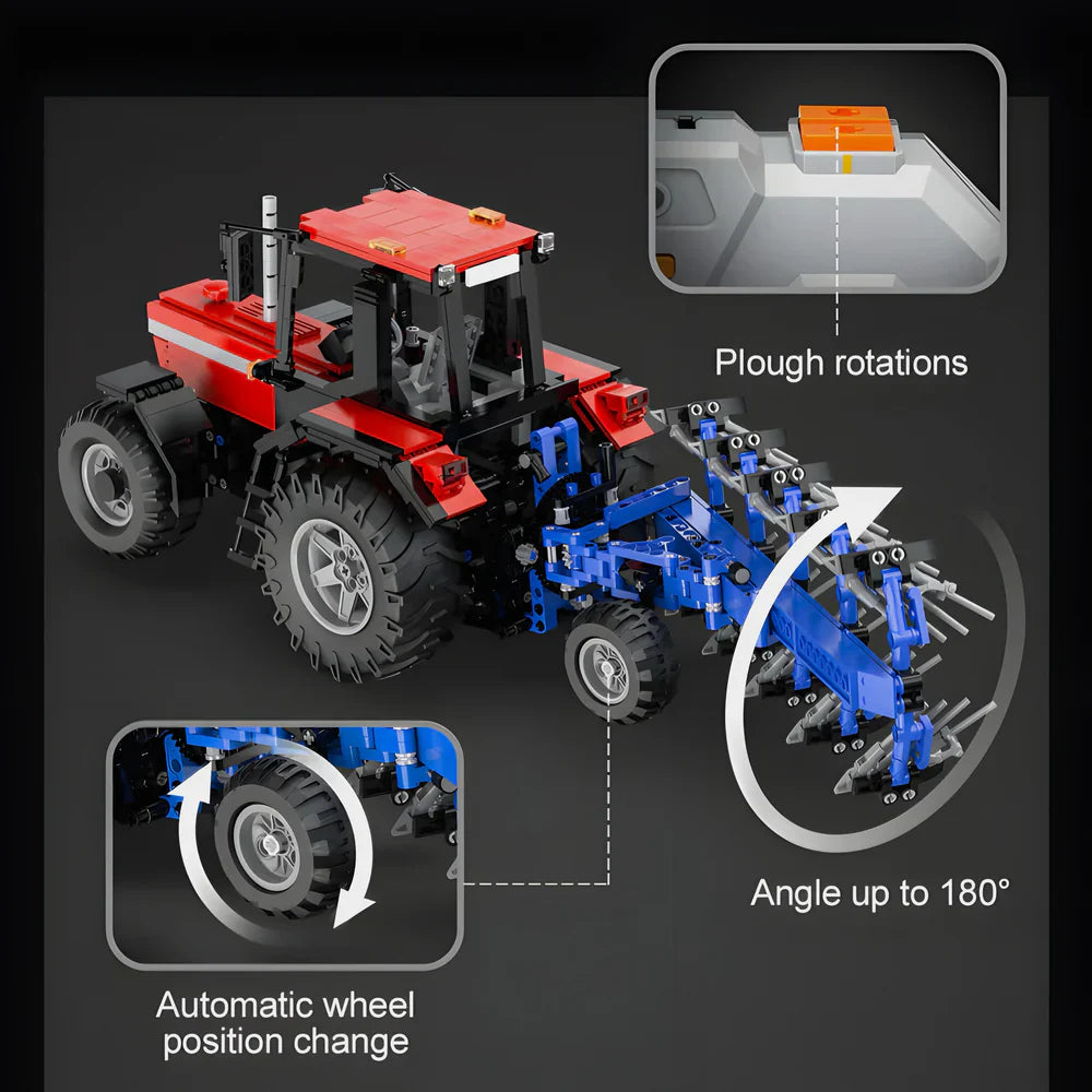 Plowing Tractor 1676PCS