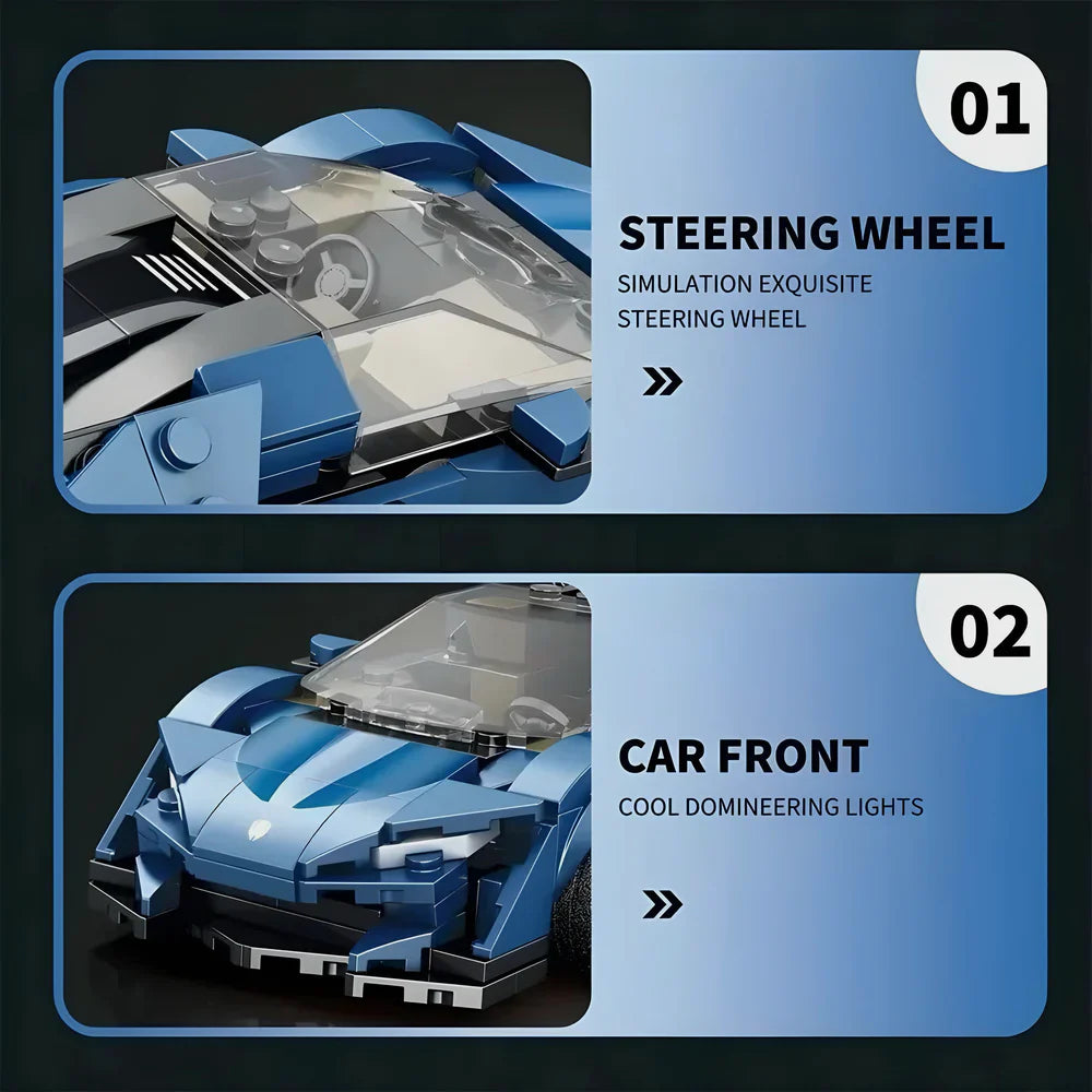 Mini Bricks Swedish Agera Hypercar 328PCS